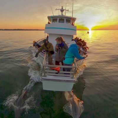 a person standing next to a body of water